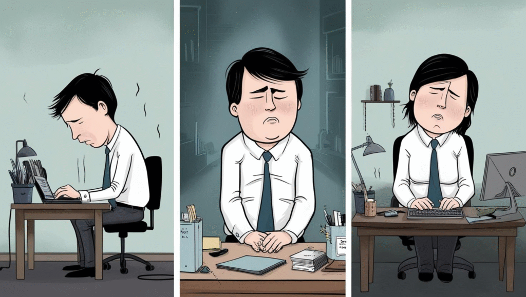 Struggling Number in Numerology 4 Illustration