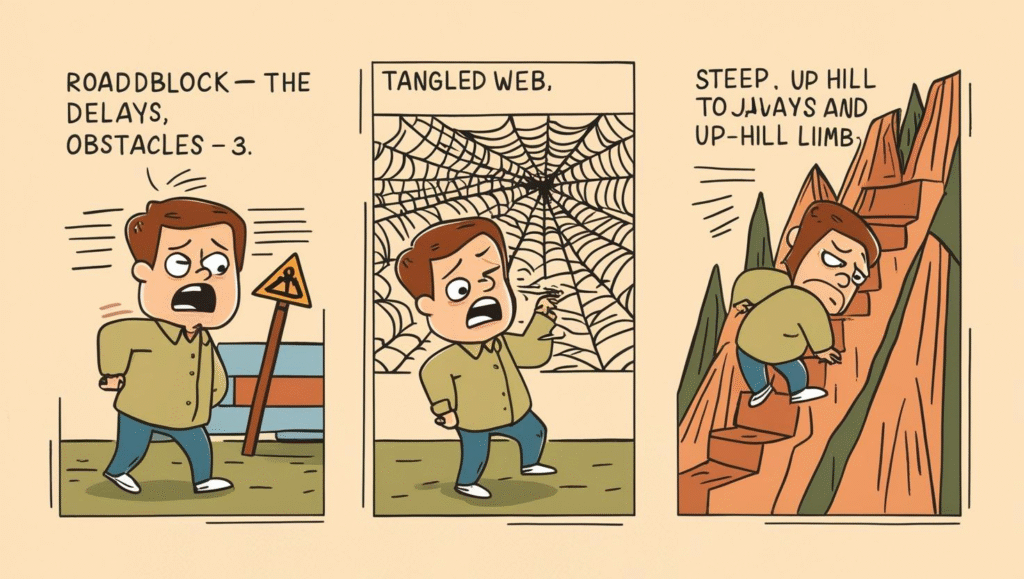 Struggling Number in Numerology 8 Illustration